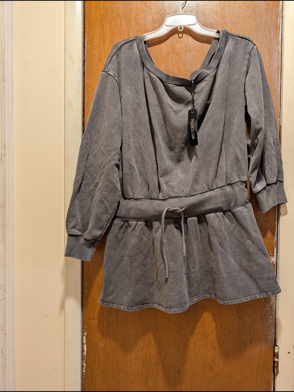 Current Mood Charcoal Gray Pullover Tunic